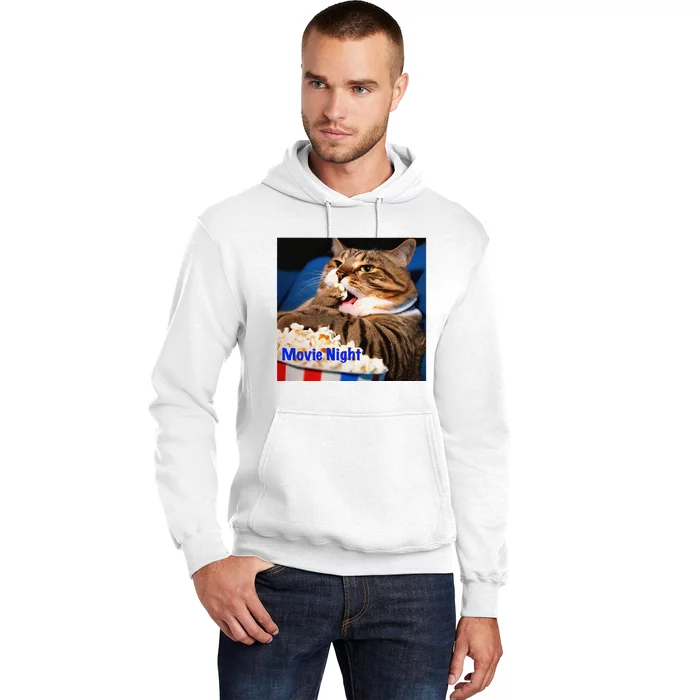 Movie Night Cat Hoodie