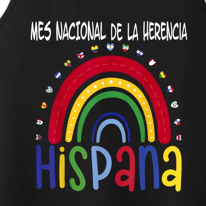 Mes Nacional De La Herencia Hispana Hispanic Heritage Month Performance Tank