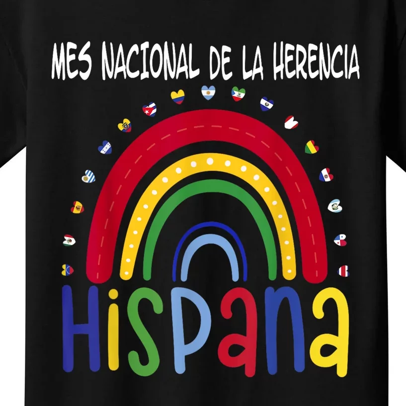 Mes Nacional De La Herencia Hispana Hispanic Heritage Month Kids T-Shirt