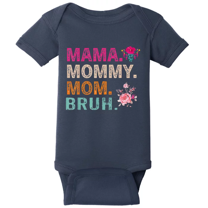 Mom Noun Definition Funny Mama Mothers Day Baby Bodysuit