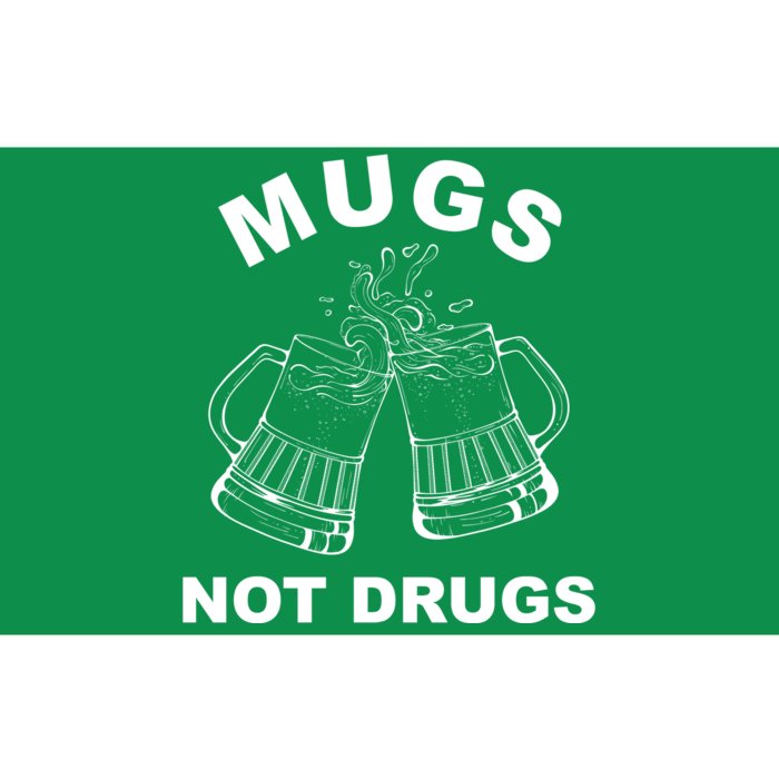 Mugs Not Drugs St Patrick's Day Funny Beer Bumper Sticker