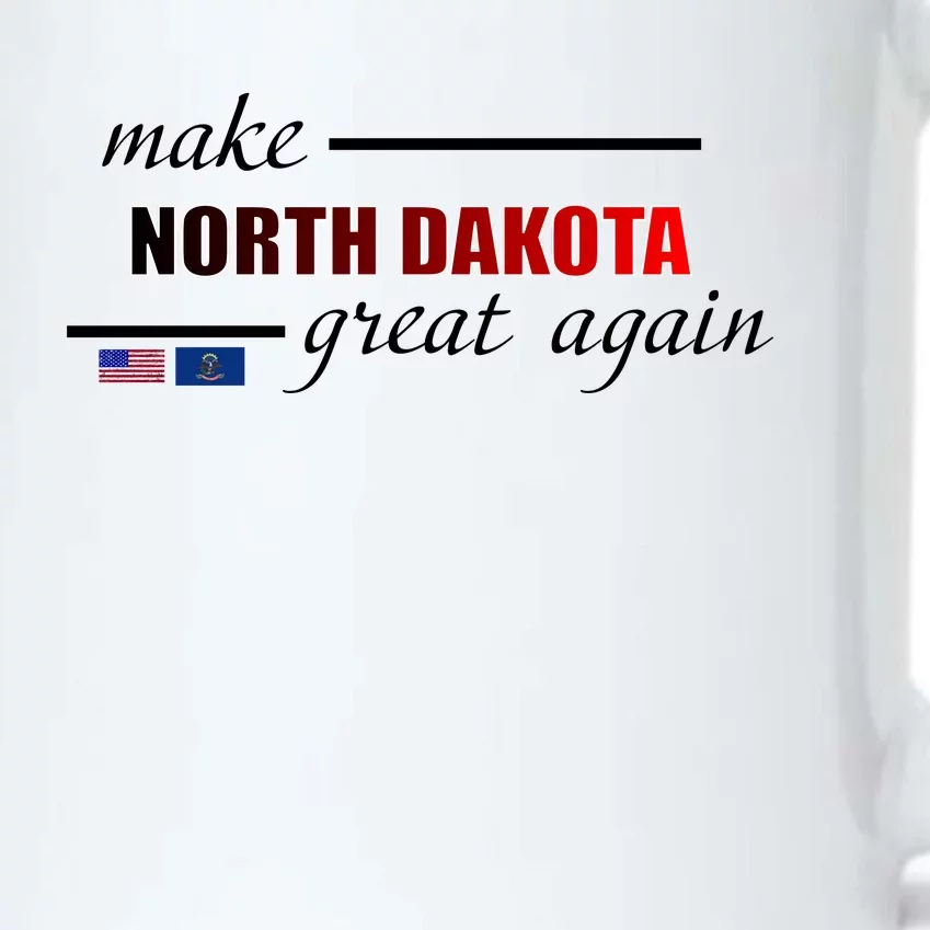 Make North Dakota Great Again Black Color Changing Mug