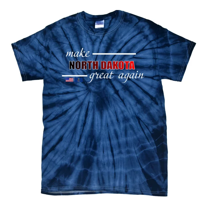 Make North Dakota Great Again Tie-Dye T-Shirt