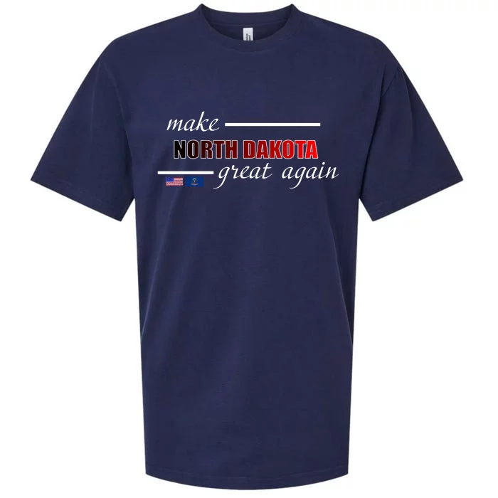 Make North Dakota Great Again Sueded Cloud Jersey T-Shirt