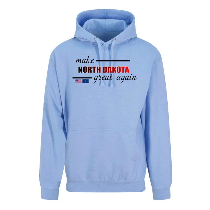 Make North Dakota Great Again Unisex Surf Hoodie