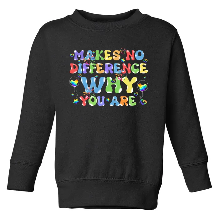 Makes No Different Who You Are Lgbt Pride Mickey Head Balloons Lgbt Pri Toddler Sweatshirt