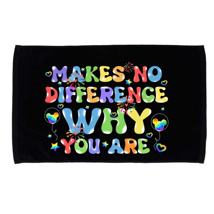 Makes No Different Who You Are Lgbt Pride Mickey Head Balloons Lgbt Pri Microfiber Hand Towel