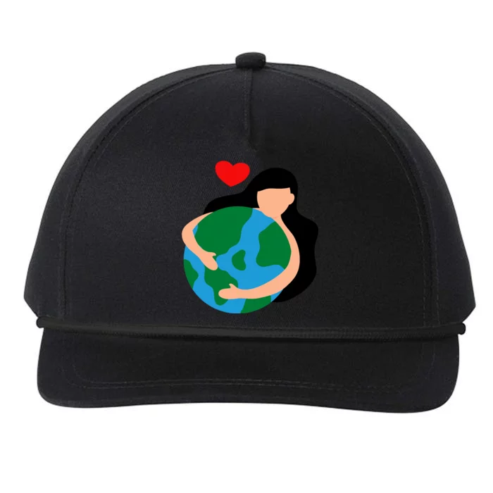 Mother Nature Earth Day Save Our Planet Snapback Five-Panel Rope Hat