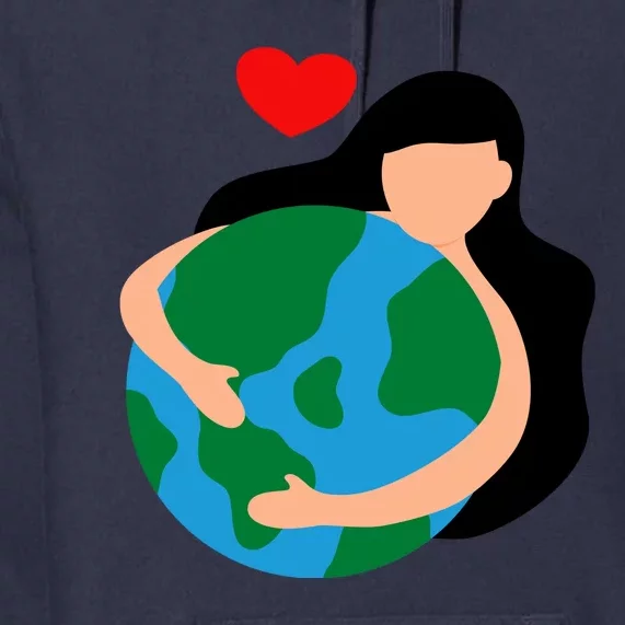 Mother Nature Earth Day Save Our Planet Premium Hoodie