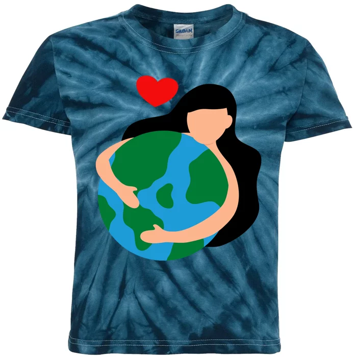 Mother Nature Earth Day Save Our Planet Kids Tie-Dye T-Shirt