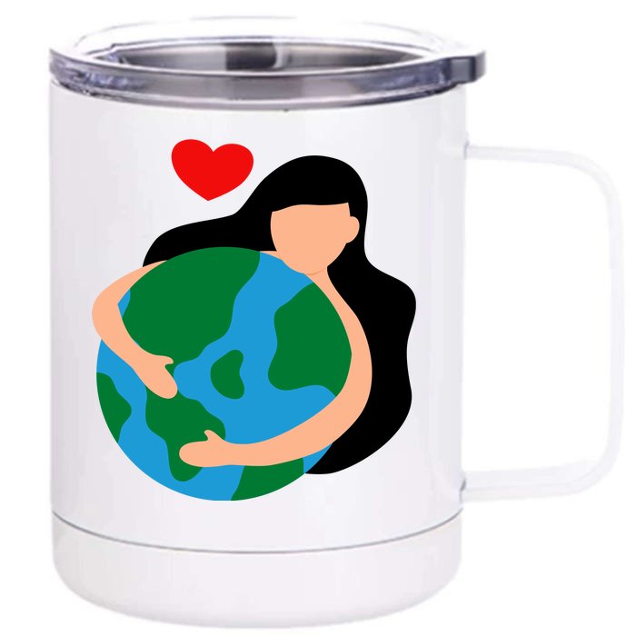 Mother Nature Earth Day Save Our Planet Front & Back 12oz Stainless Steel Tumbler Cup