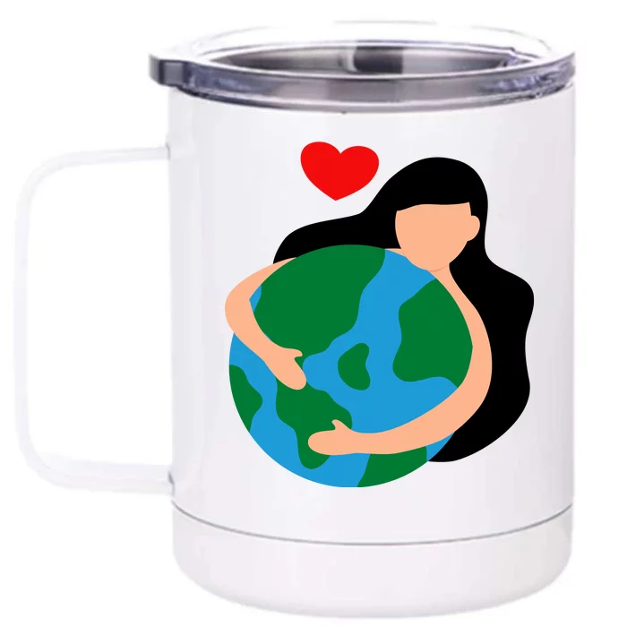 Mother Nature Earth Day Save Our Planet Front & Back 12oz Stainless Steel Tumbler Cup