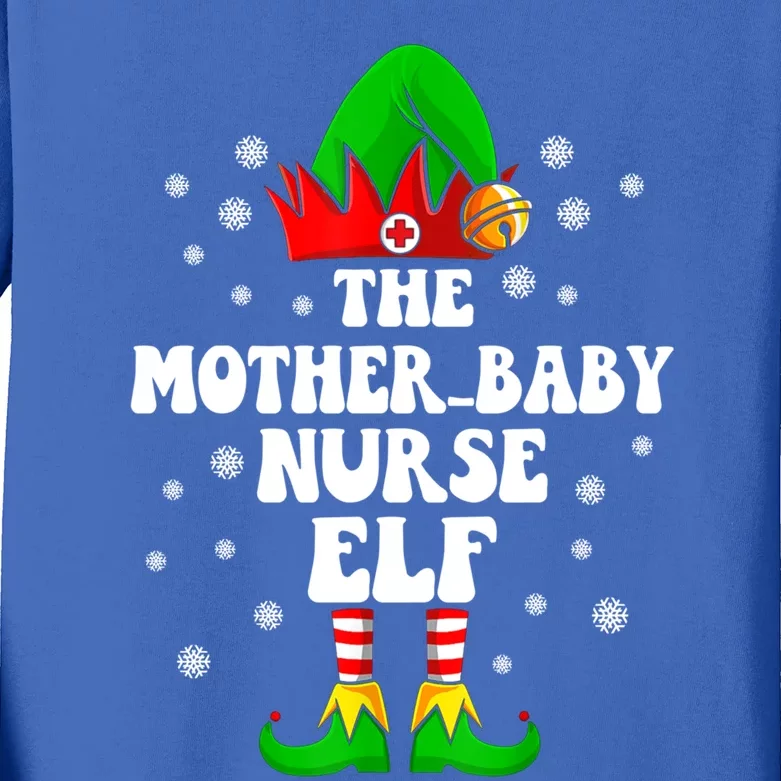 Mother Nurse Elf Nursing Christmas Costume Gift Kids Long Sleeve Shirt