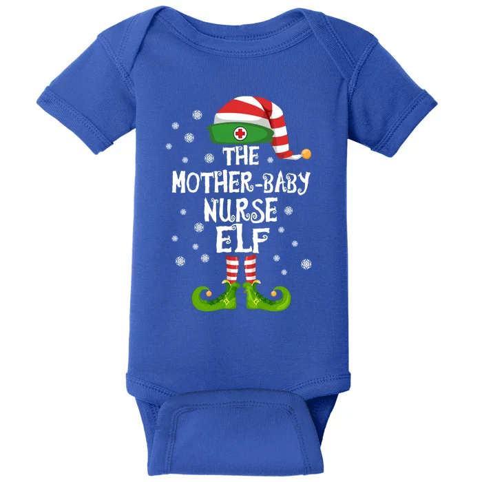 Mother Nurse Elf Family Matching Nursing Christmas Gift Baby Bodysuit