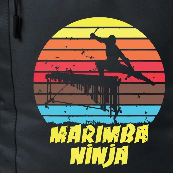 Marimba Ninja Funny Marching Band Marimba Player Daily Commute Backpack