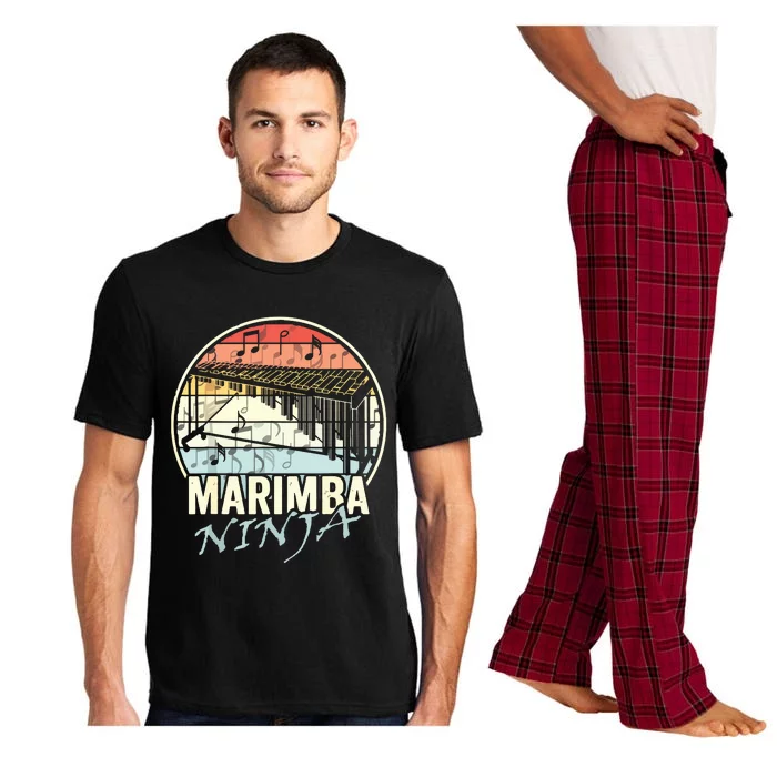 Marimba Ninja Funny Vibraphone Player Marching Band Music Pajama Set