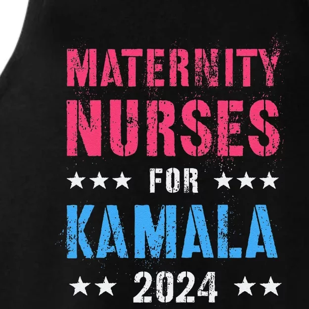 Maternity Nurses For Kamala 2024 Election Joyful Warrior Ladies Tri-Blend Wicking Tank