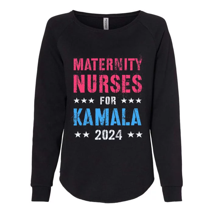 Maternity Nurses For Kamala 2024 Election Joyful Warrior Womens California Wash Sweatshirt