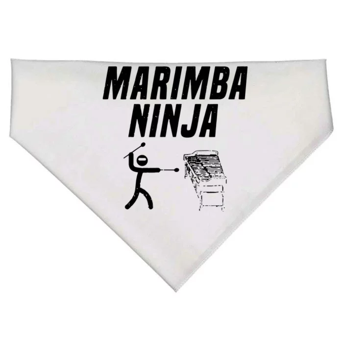 Marimba Ninja Funny Marching Band USA-Made Doggie Bandana