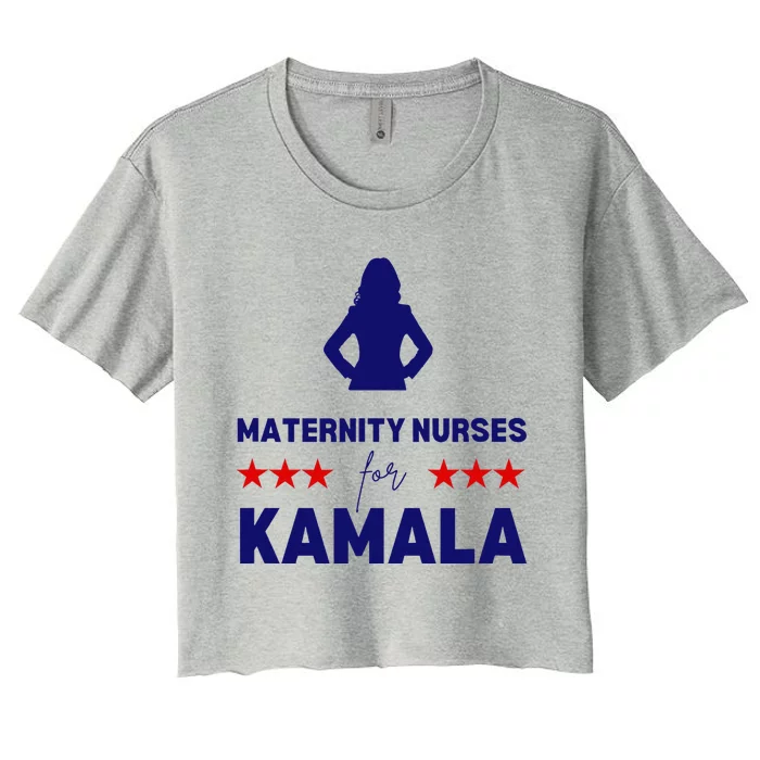 Maternity Nurses For Kamala Harris Walz 2024 Unity Equality Women's Crop Top Tee