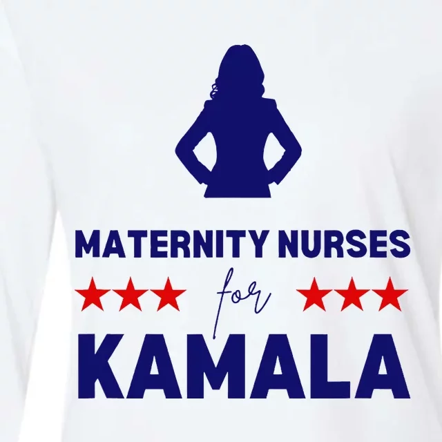 Maternity Nurses For Kamala Harris Walz 2024 Unity Equality Womens Cotton Relaxed Long Sleeve T-Shirt