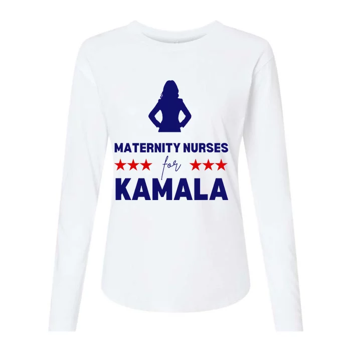 Maternity Nurses For Kamala Harris Walz 2024 Unity Equality Womens Cotton Relaxed Long Sleeve T-Shirt