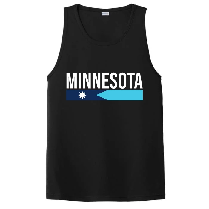 Minnesota New Flag Performance Tank