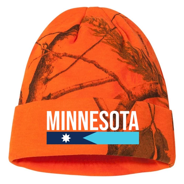 Minnesota New Flag Kati - 12in Camo Beanie