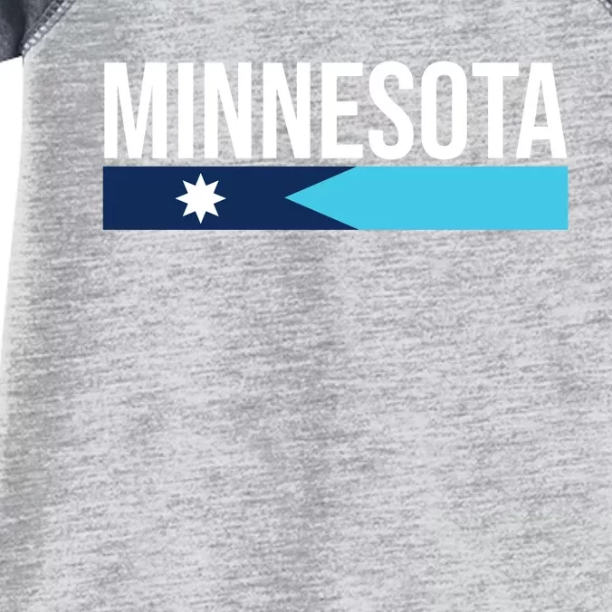 Minnesota New Flag Infant Baby Jersey Bodysuit