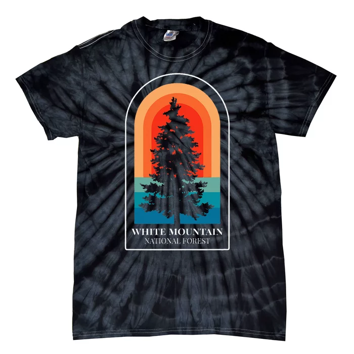 Mountain National Forest New Hampshire Hiking Tie-Dye T-Shirt