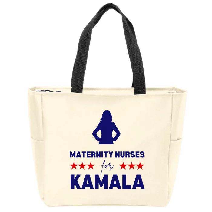 Maternity Nurses For Kamala Harris Walz 2024 Zip Tote Bag