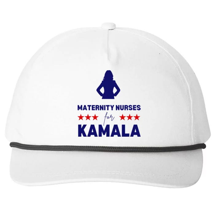 Maternity Nurses For Kamala Harris Walz 2024 Snapback Five-Panel Rope Hat