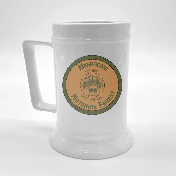 Mendocino National Forest Front & Back Beer Stein