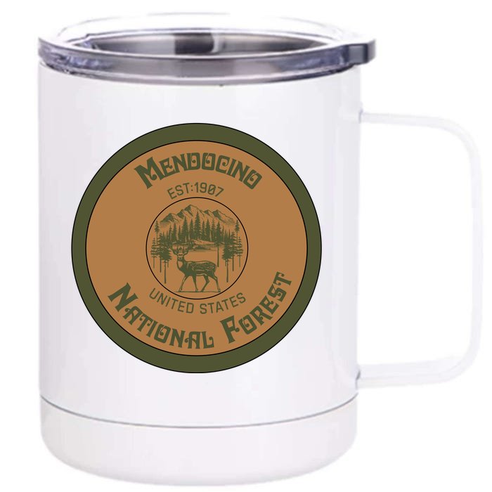 Mendocino National Forest Front & Back 12oz Stainless Steel Tumbler Cup