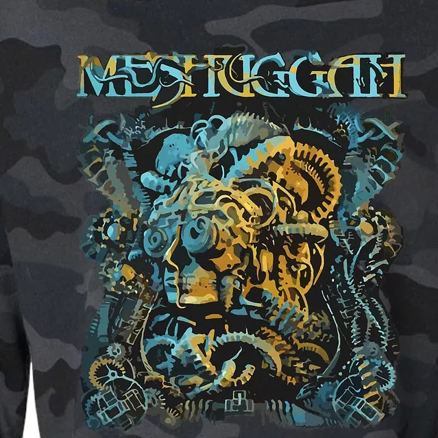 Meshuggah New Graphic Design Cropped Pullover Crew