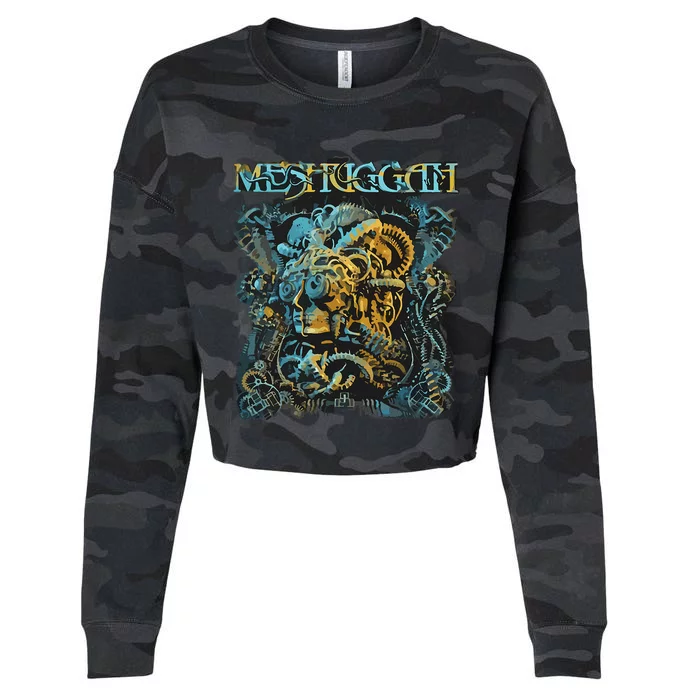 Meshuggah New Graphic Design Cropped Pullover Crew