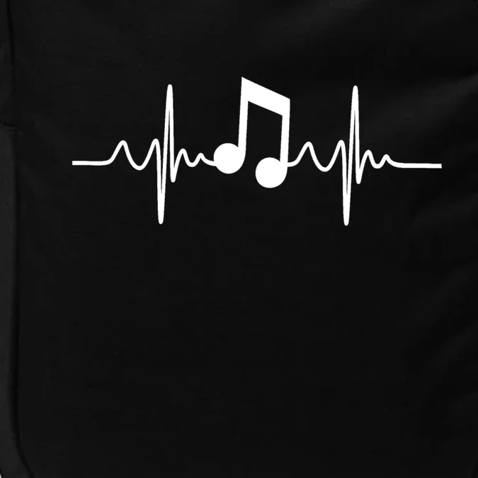 Music Note Heartbeat Pulse Impact Tech Backpack