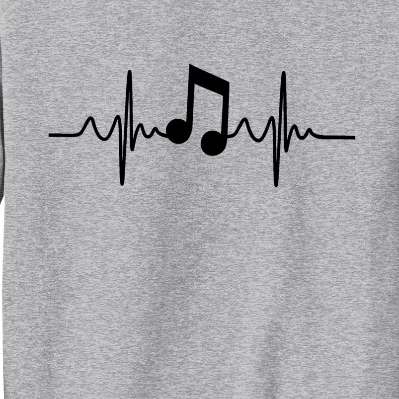 Music Note Heartbeat Pulse Sweatshirt