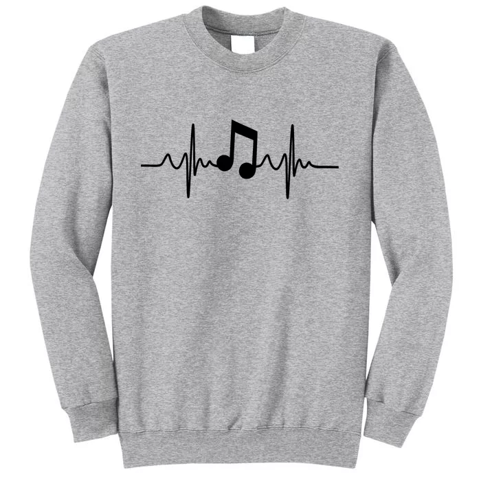 Music Note Heartbeat Pulse Sweatshirt