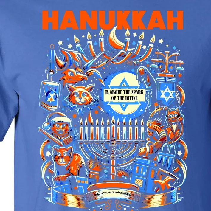 My New Hanukkah Ugly Sweater Design Tall T-Shirt