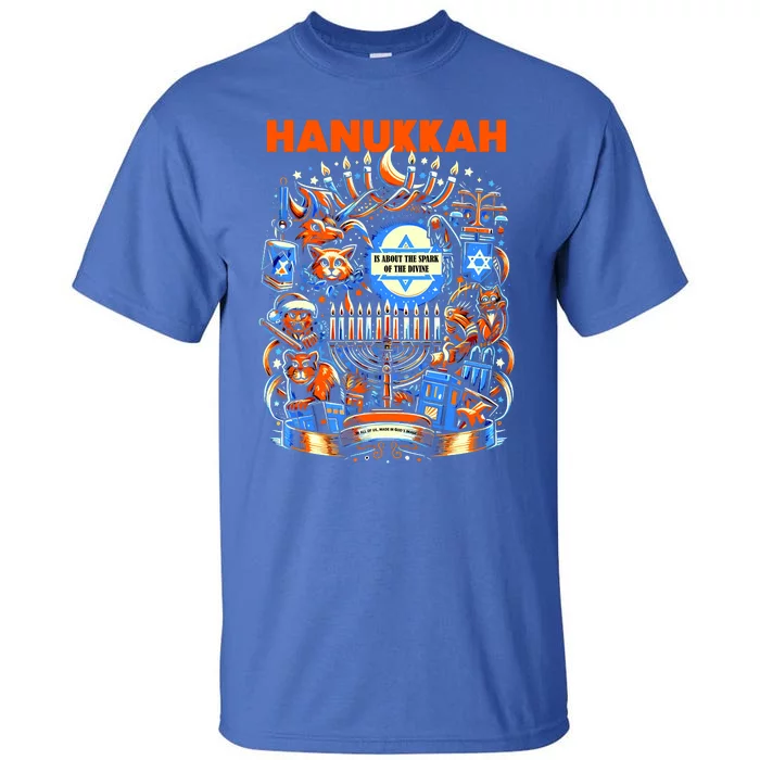 My New Hanukkah Ugly Sweater Design Tall T-Shirt