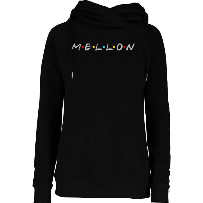 Mellon Nerdy High Fantasy Friends Womens Funnel Neck Pullover Hood