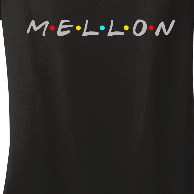 Mellon Nerdy High Fantasy Friends Women's V-Neck T-Shirt