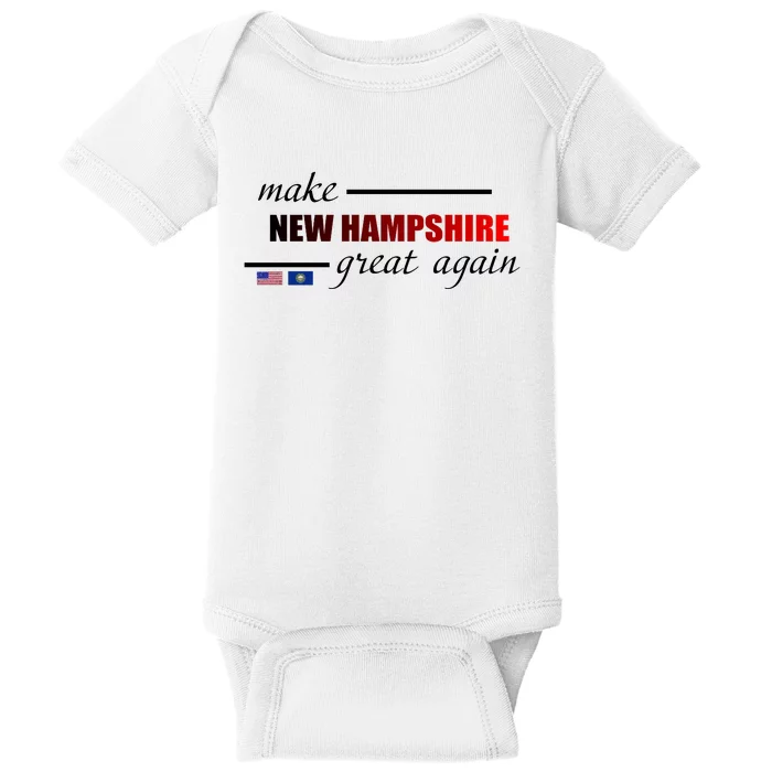 Make New Hampshire Great Again Baby Bodysuit