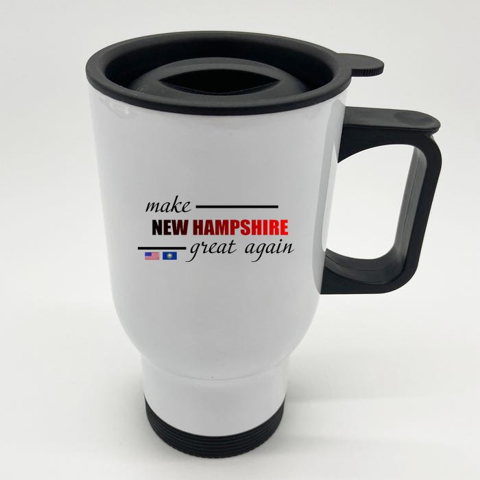 Make New Hampshire Great Again Front & Back Stainless Steel Travel Mug