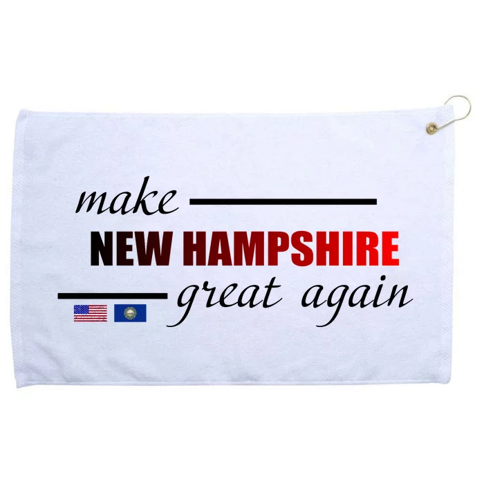 Make New Hampshire Great Again Grommeted Golf Towel