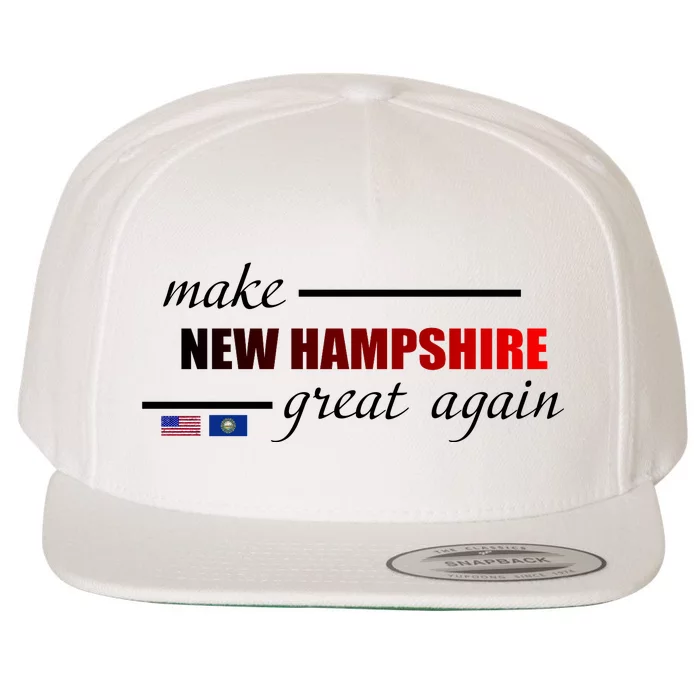 Make New Hampshire Great Again Wool Snapback Cap