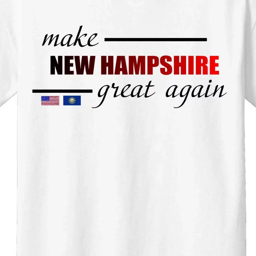 Make New Hampshire Great Again Kids T-Shirt