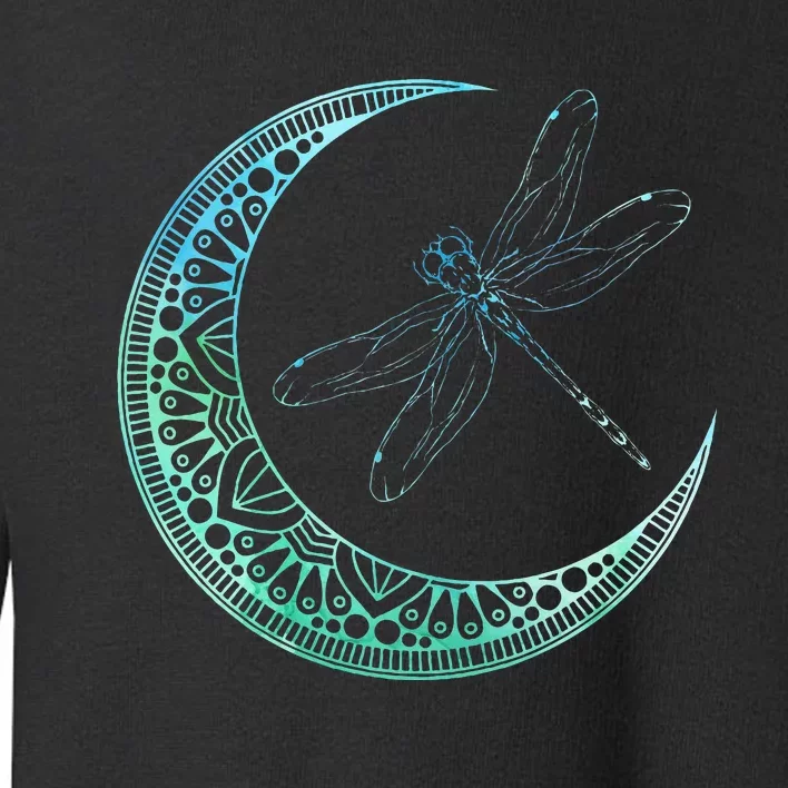 Moon Nature Insect Animal Gift Wildlife Night Dragonfly Toddler Sweatshirt