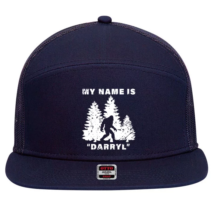 My Name Is Darryl Bigfoot 7 Panel Mesh Trucker Snapback Hat